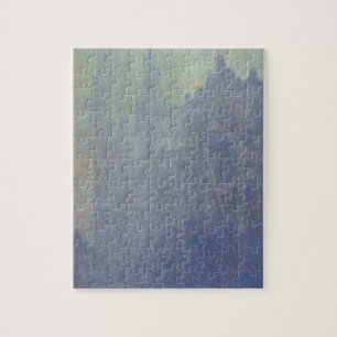 Kathedrale Claude Monets   Rouen, nebeliges Wetter Puzzle