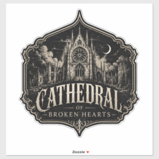 KATHEDRALE DER GEBROCHENEN HERZEN KATHEDRALE AUFKL AUFKLEBER