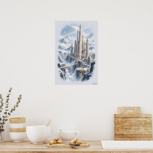 Kathedrale der Stille Poster (Küche)