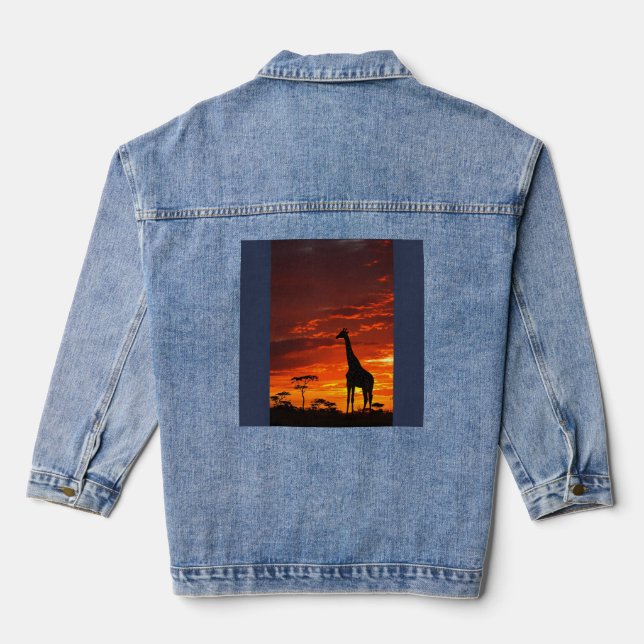 Kathedrale des Himmels: Die Giraffe Jeansjacke (Rückseite)
