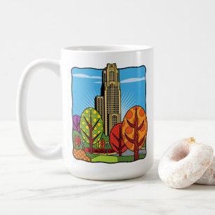 Kathedrale des Lernens Pittsburgh Kaffeetasse