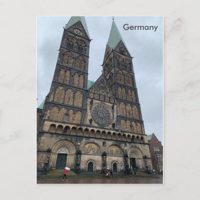 Kathedrale Deutschlands, Bremen, Bremen Postkarte (Vorderseite)