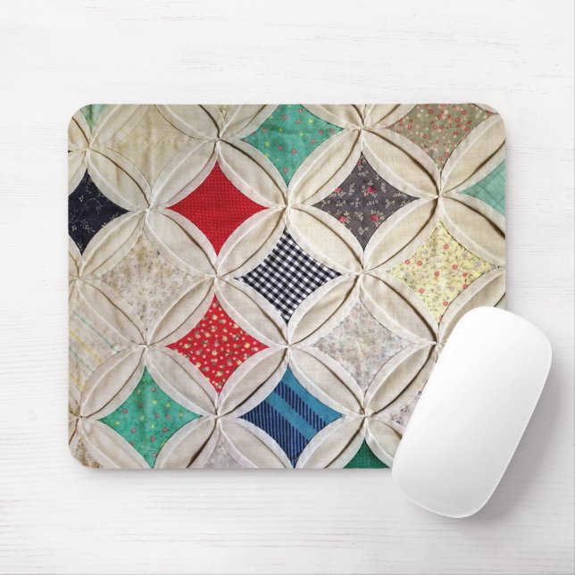 Kathedrale Fenster Quilt Maus Pad Mousepad (Mit Mouse)