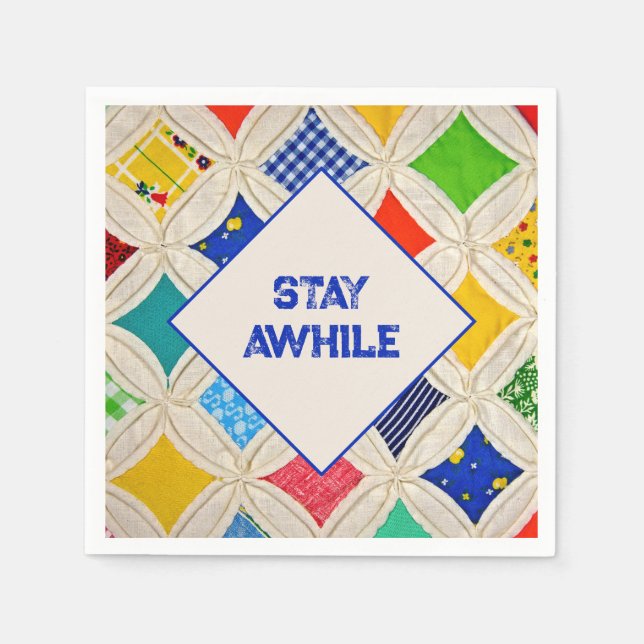 Kathedrale Fenstermuster Serviette (Vorderseite)