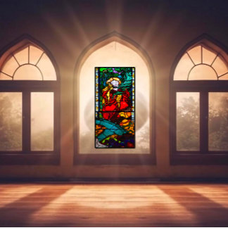 Kathedrale Freiburg St. Catherine Festglass 1300 Fensteraufkleber