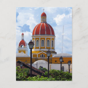 Kathedrale Granada hell Postkarte