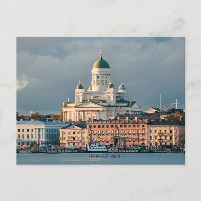 Kathedrale Helsinki, Finnland Postkarte (Vorderseite)