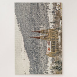 Kathedrale im gotischen Stil - 1014 Stück Puzzle