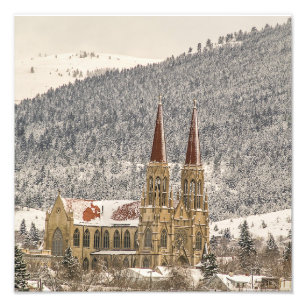 Kathedrale im gotischen Stil in Helena, MT Foto Pr