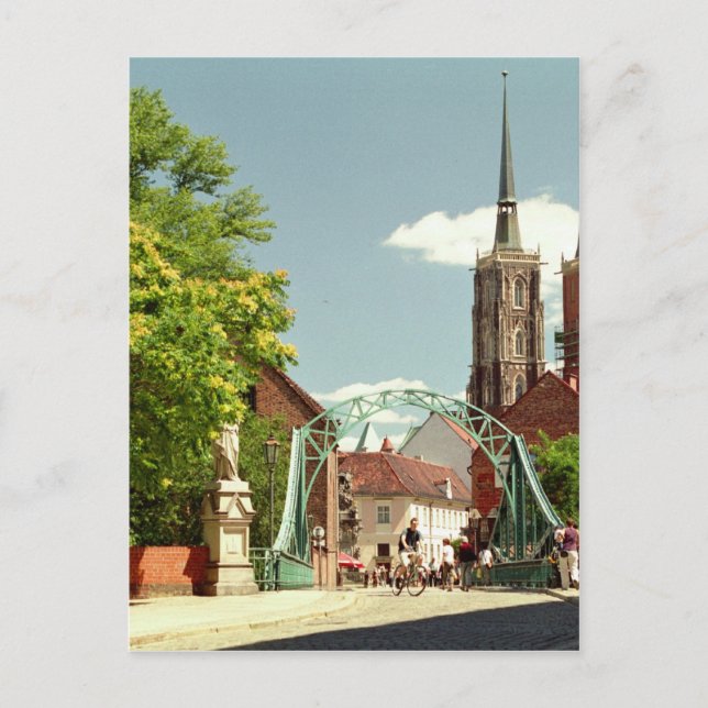 Kathedrale in Breslau Postkarte (Vorderseite)