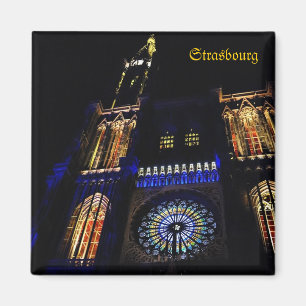 Kathedrale in Straßburg, Frankreich Reiseandenken Magnet