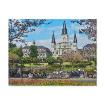 Kathedrale, Jackson Square, New Orleans Poster