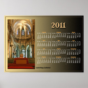 Kathedrale Kalender Poster