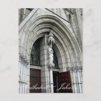 Kathedrale Kirche Jakarta Indonesien Postkarte