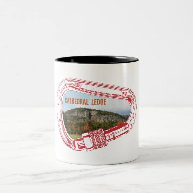 Kathedrale Ledge Klettergarnele Zweifarbige Tasse (Mittel)