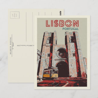 Kathedrale Lissabon - Portugal Postkarte