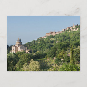 Kathedrale Montepulciano und Postkartenstadt Postkarte