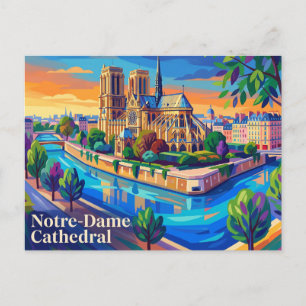 Kathedrale Notre-Dame Frankreich Postkarte