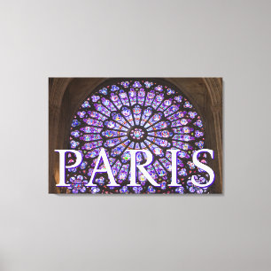 Kathedrale Notre-Dame   Paris, Frankreich Leinwanddruck