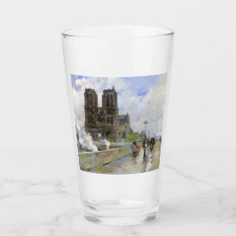Kathedrale Notre Dame (Paris, Frankreich) (Vintage Glas