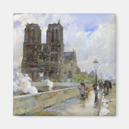 Kathedrale Notre Dame (Paris, Frankreich) (Vintage Magnet