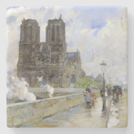 Kathedrale Notre Dame (Paris, Frankreich) (Vintage Steinuntersetzer
