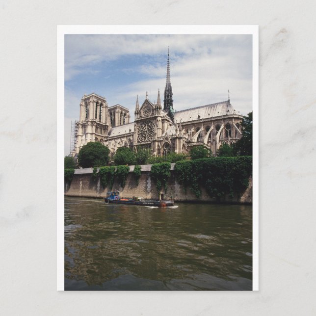 Kathedrale Notre-Dame, Paris Postkarte (Vorderseite)