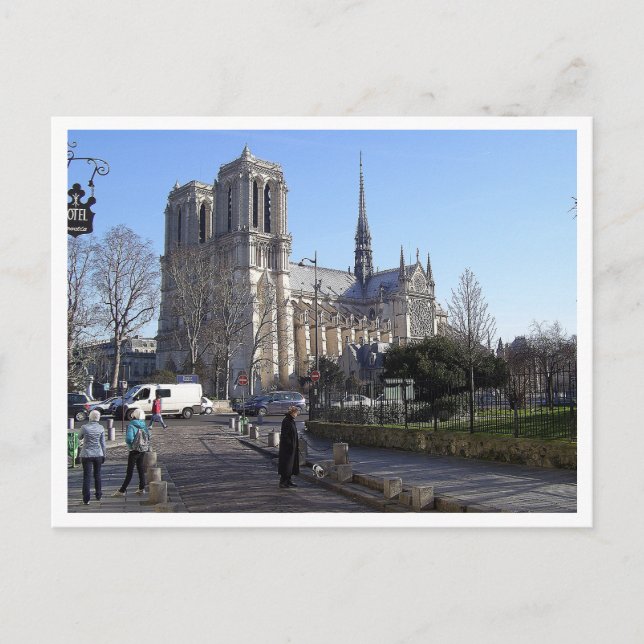 Kathedrale Notre-Dame Postkarte (Vorderseite)