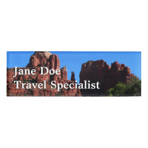 Kathedrale Rock in Sedona Namenschild