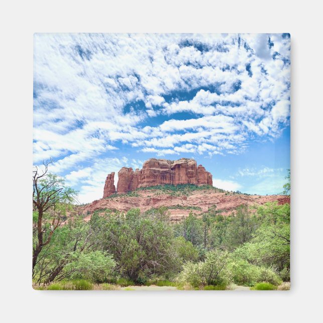 Kathedrale Rock Landschaft Sedona Magnet (Vorne)