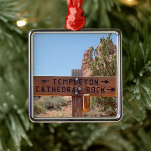 Kathedrale Rock Sedona Arizona Ornament Aus Metall
