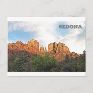 Kathedrale Rock - Sedona, AZ Postkarte