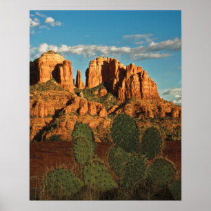 Kathedrale Rock - Sunset from Secret Canyon Poster