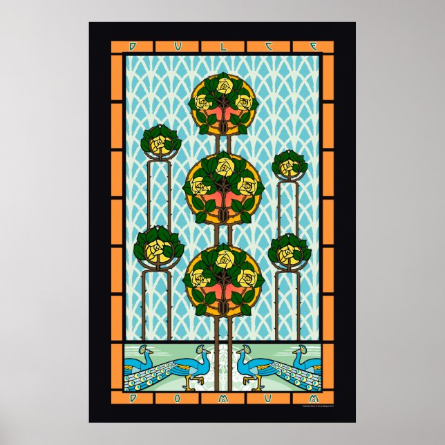 Kathedrale Rose Poster (Vorne)