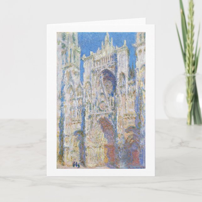 Kathedrale Rouen (Sonnenlicht), Monet Karte (Vorderseite)