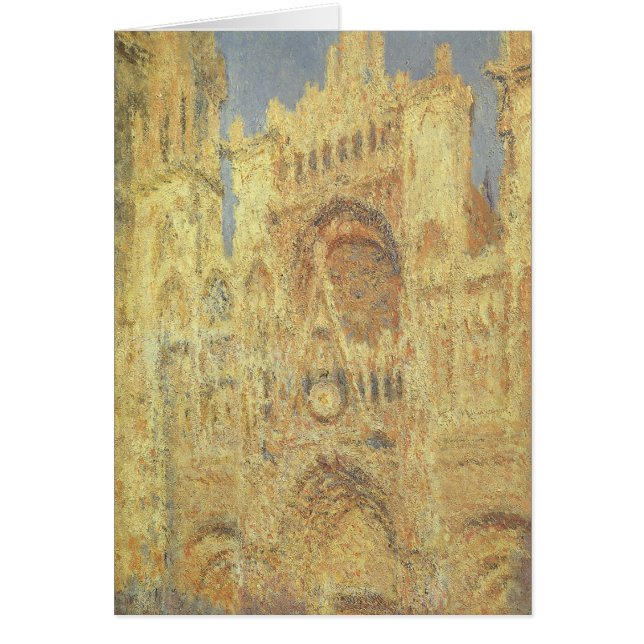 Kathedrale Rouen, Sonnenuntergang von Claude Monet (Vorne)