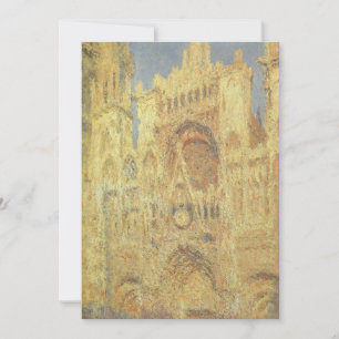Kathedrale Rouen, Sonnenuntergang von Claude Monet