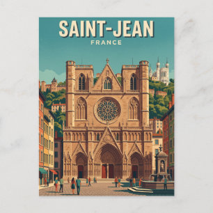 Kathedrale Saint-Jean-Baptiste Frankreich Postkarte
