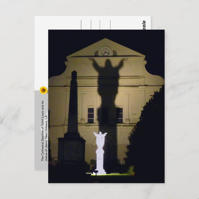 Kathedrale Saint Louis, New Orleans, LA - Postkarte (Vorne/Hinten)