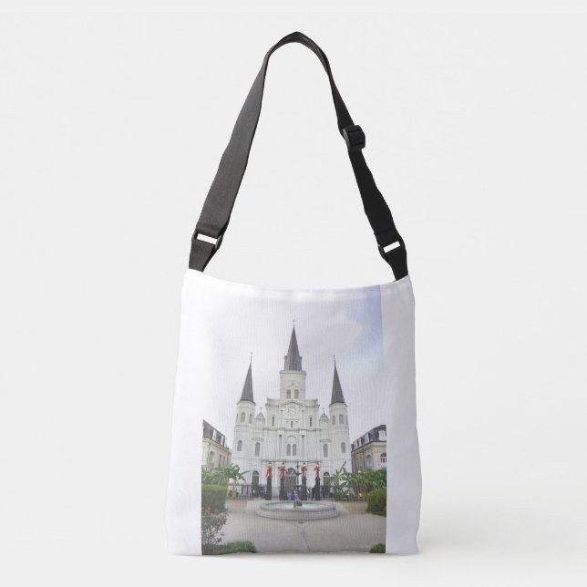 Kathedrale Saint Louis, New Orleans. Tragetaschen Mit Langen Trägern (Vorderseite)