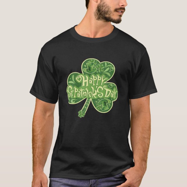 Kathedrale Saint Patrick Happy Christianity Day Ca T-Shirt (Vorderseite)