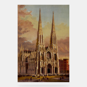 Kathedrale Saint Patrick in Midtown Manhattan Acrylschild
