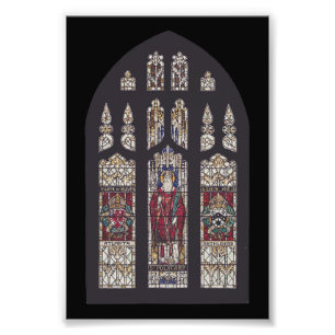 Kathedrale Saint Polycarp Buntglas Kunst Fotodruck