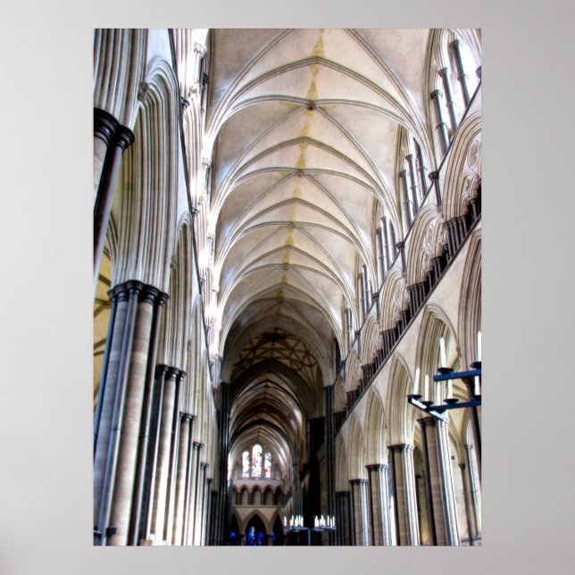 Kathedrale Salisbury Poster (Vorne)