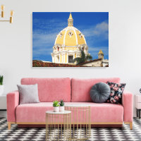 Kathedrale San Pedro Cartagena Canvas Print
