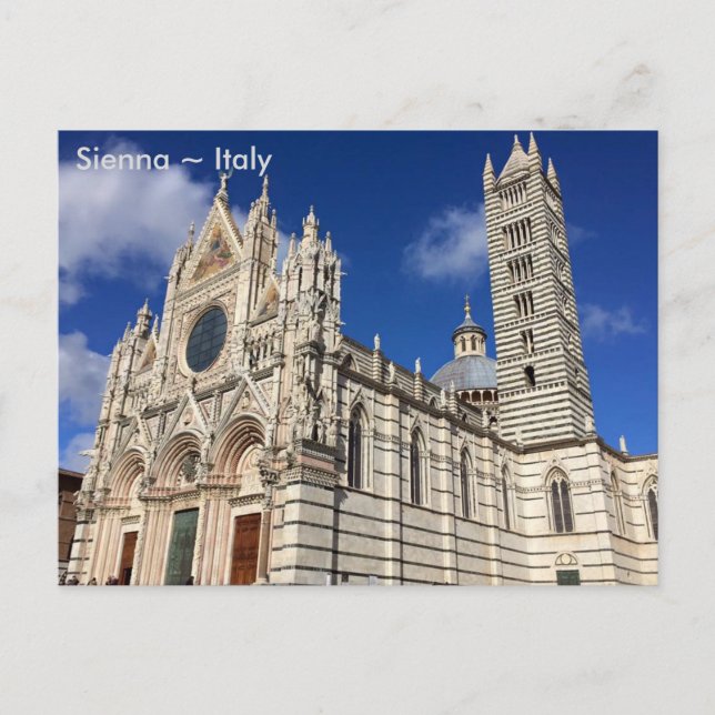 Kathedrale Santa Maria Assunta, Siena, Italien Postkarte (Vorderseite)