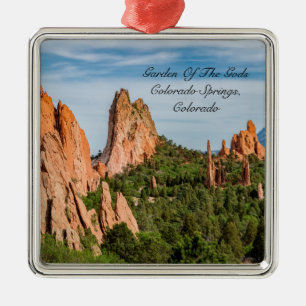 Kathedrale Spires Formation Colorado Ornament Aus Metall