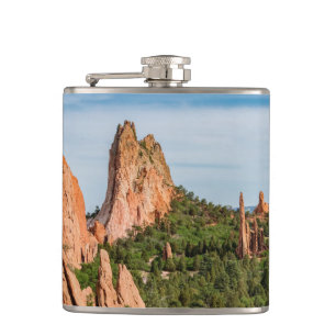 Kathedrale Spires Formationen Colorado Flasche Flachmann