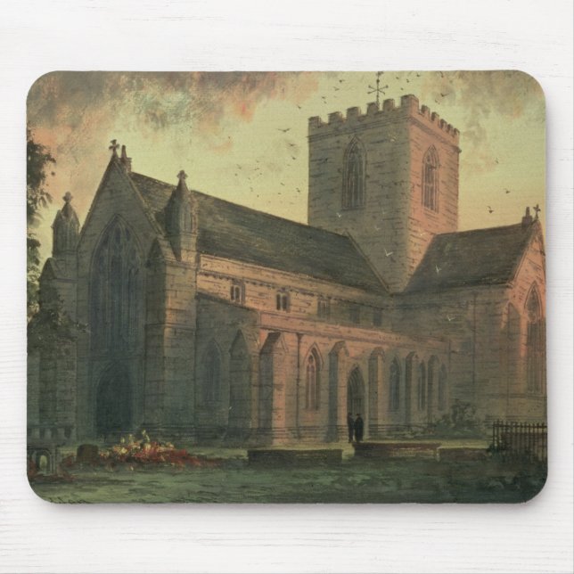 Kathedrale St. Asaphs, Ansicht vom Südwesten Mousepad (Vorne)