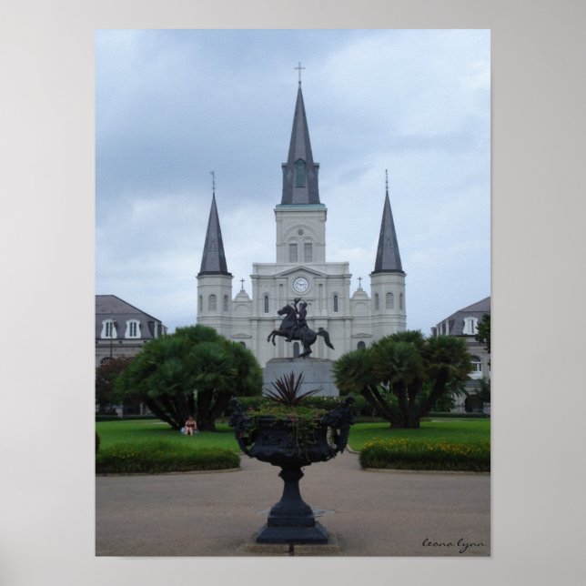 Kathedrale St. Louis, New Orleans Poster (Vorne)